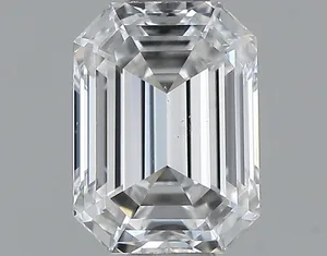 0.72ct EMERALD D VS2 Natural diamond