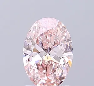 1ct OVAL Fancy Intense Pink VS1 Coloured Lab diamond