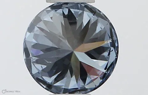 0.30ct ROUND Fancy Vivid Blue VS2 Coloured Lab diamond