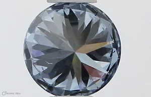 0.3ct ROUND Fancy Vivid Blue VS2 Coloured Lab diamond