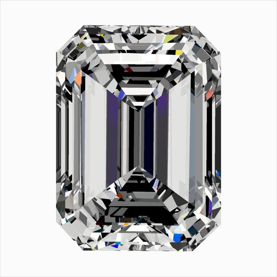 0.30ct EMERALD H VS2 Natural diamond
