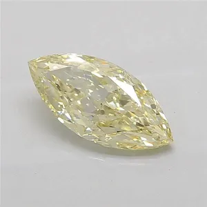 2.03ct MARQUISE Fancy Light Yellow VS1 Coloured Lab diamond