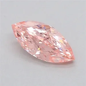 0.34ct MARQUISE Fancy Intense Pink VVS2 Coloured Lab diamond