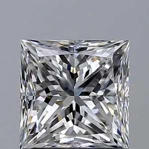 0.9ct PRINCESS E VS2 Natural diamond