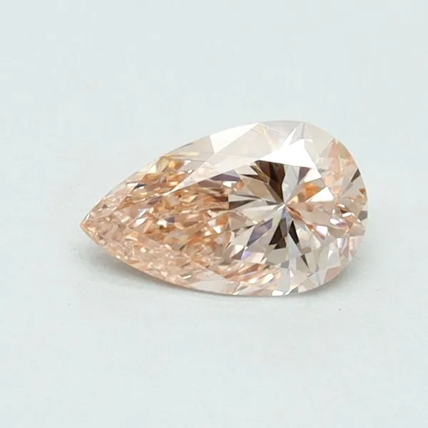 0.47ct PEAR Fancy Intense Pink VS1 Coloured Lab diamond