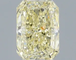 1.08ct RADIANT Fancy Yellow VS1 Coloured Lab diamond