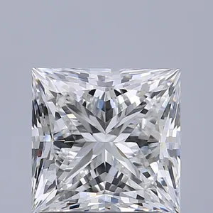 1.21ct PRINCESS F VVS1 Natural diamond