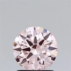 1.01ct ROUND Fancy Pink VVS2 Coloured Lab diamond