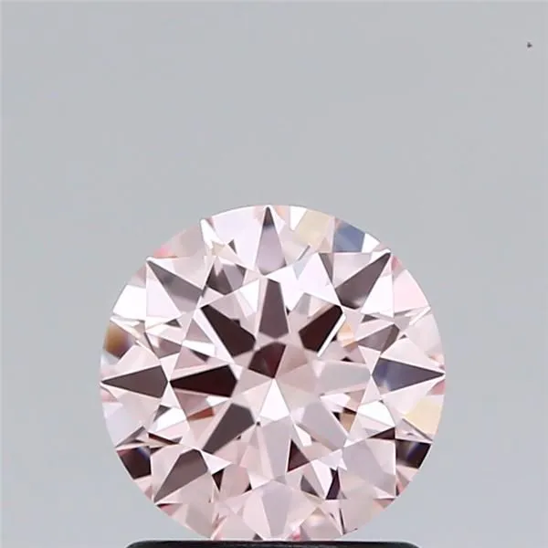 1.01ct ROUND Fancy Pink VVS2 Coloured Lab diamond