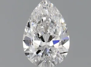 0.38ct PEAR D VS2 Natural diamond