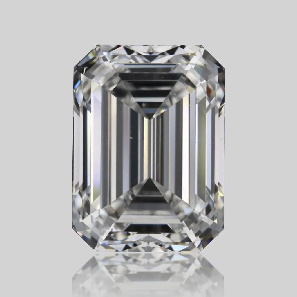 0.70ct EMERALD F VS2 Natural diamond