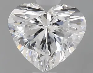 0.9ct HEART D VVS2 Natural diamond