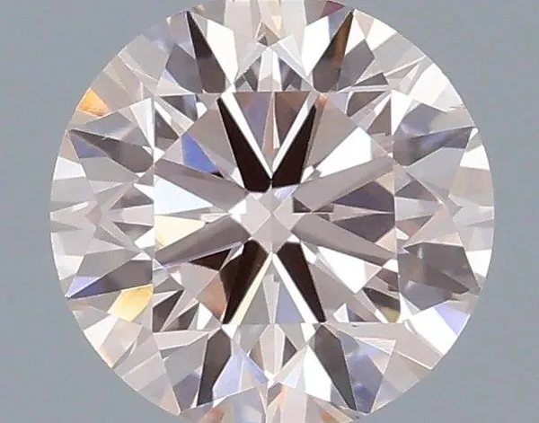0.4ct ROUND Fancy Pink VS1 Coloured Lab diamond