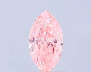 0.9ct MARQUISE Fancy Vivid Pink VS2 Coloured Lab diamond