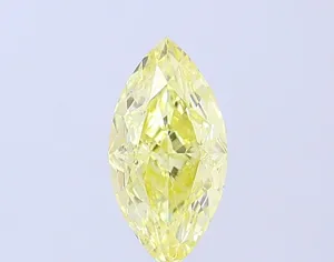 1.7ct MARQUISE Fancy Yellow VS1 Coloured Lab diamond
