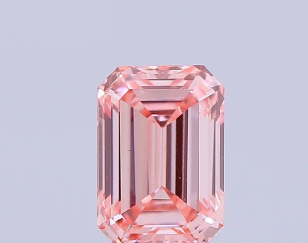 1.58ct EMERALD Fancy Vivid Pink VS1 Coloured Lab diamond