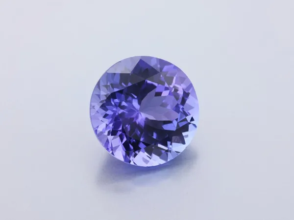 4.11ct Purple Tanzanite, Round cut gemstone