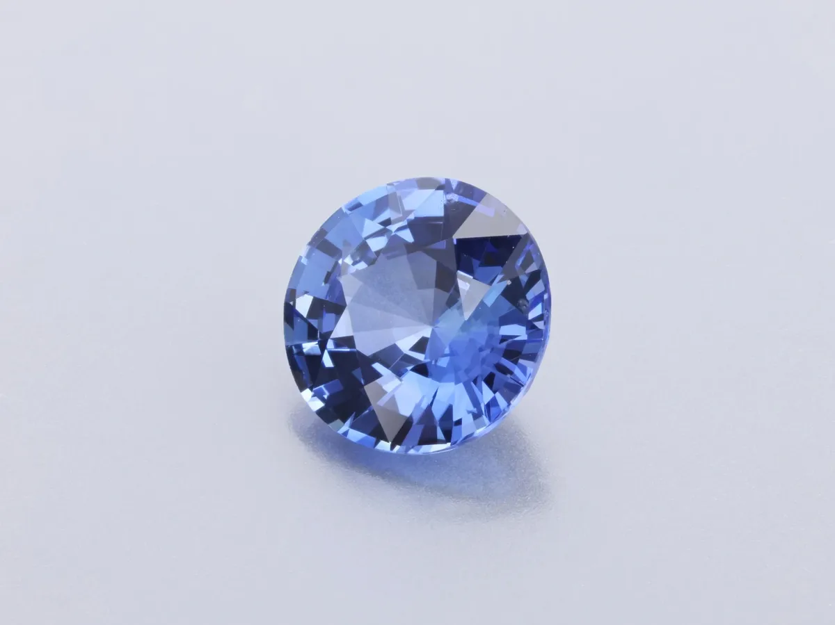 0.9ct Blue Sapphire, Round gemstone