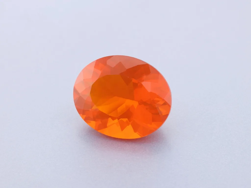 2.26ct Orange Opal, Oval gemstone