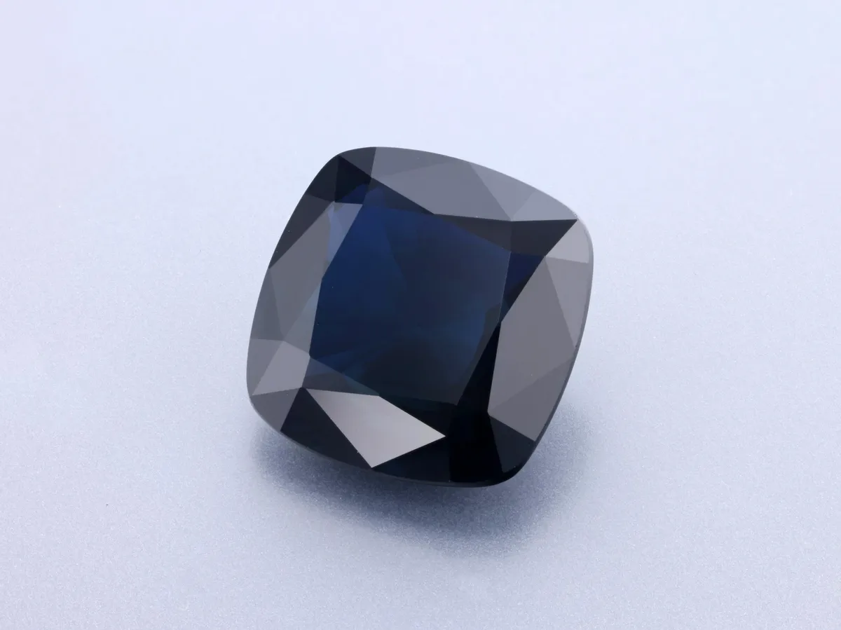 3.69ct Blue Sapphire, Cushion gemstone
