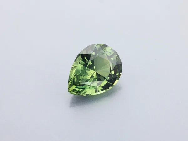 1.31ct Parti Sapphire, Pear Shape cut gemstone