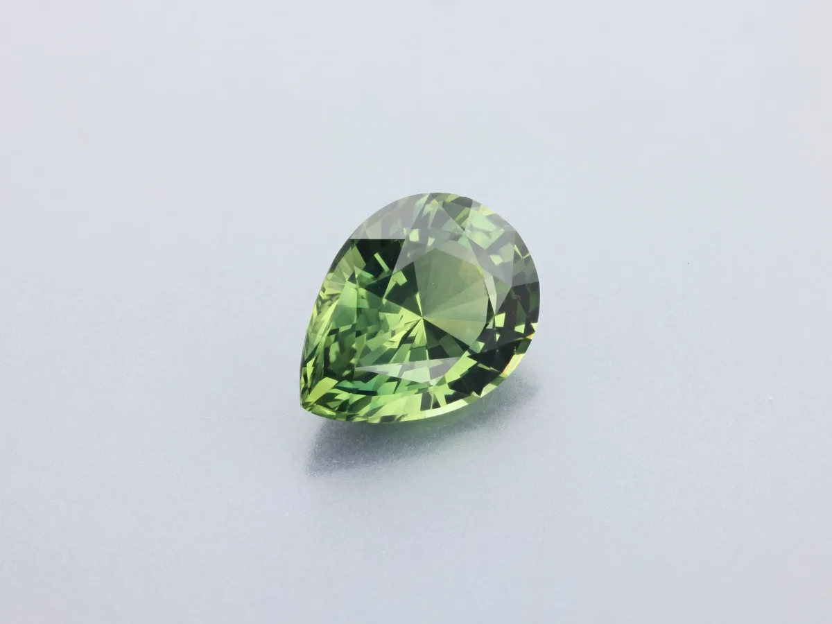 1.31ct Parti Sapphire, Pear Shape gemstone