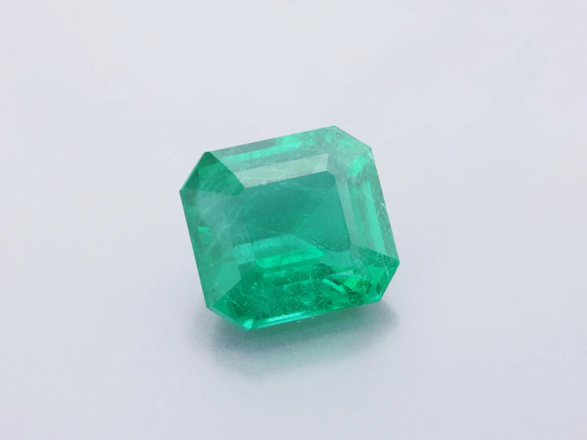 4.22ct Green Emerald, Emerald Cut gemstone