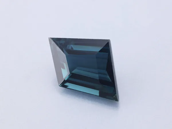 2.3ct Blue Tourmaline, Free Form cut gemstone