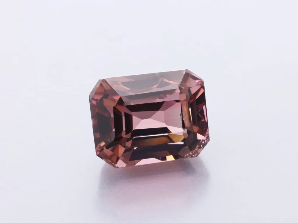 1.96ct Parti Tourmaline, Emerald Cut gemstone