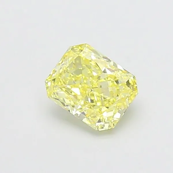 1.04ct RADIANT Fancy Intense Yellow VS1 Coloured Lab diamond