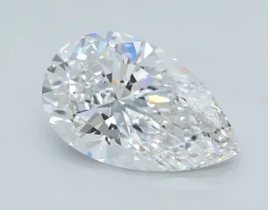 0.75ct PEAR D VVS1 Lab diamond