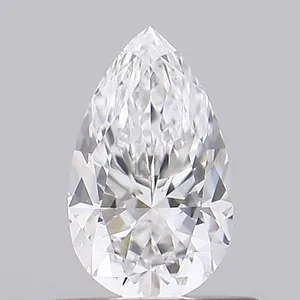 0.53ct PEAR D VVS2 Lab diamond