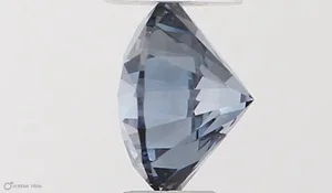 0.32ct ROUND Fancy Vivid Blue SI1 Coloured Lab diamond