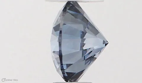 0.32ct ROUND Fancy Vivid Blue SI1 Coloured Lab diamond