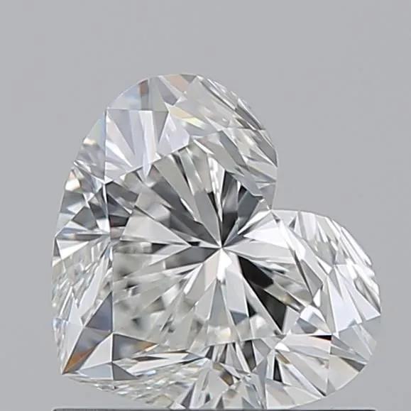 0.91ct HEART H VVS2 Natural diamond