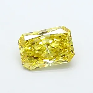 1.07ct RADIANT Fancy Intense Yellow VS1 Coloured Lab diamond