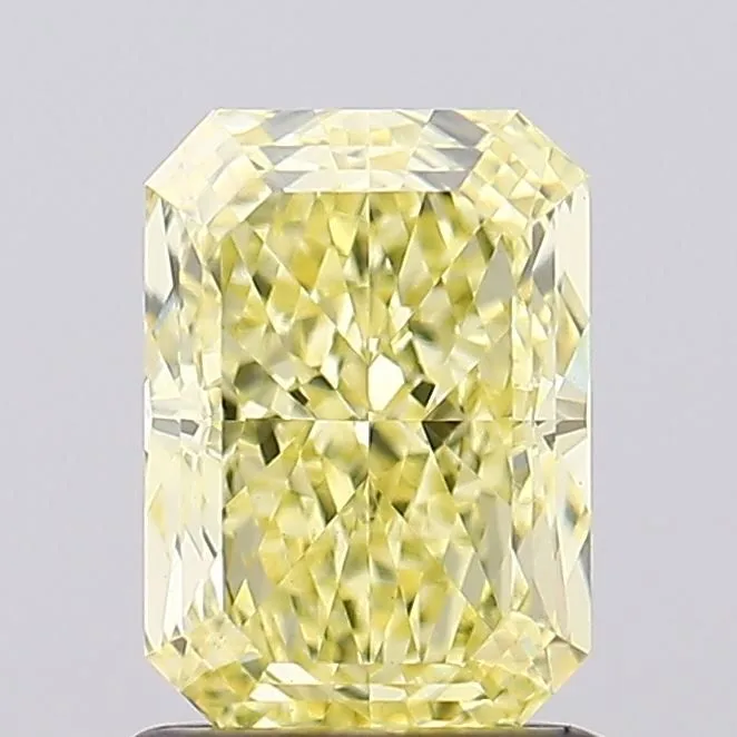 1.35ct RADIANT Fancy Intense Yellow VS1 Coloured Lab diamond