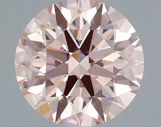 1.03ct ROUND Fancy Pink VS1 Coloured Lab diamond