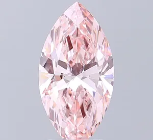 2.03ct MARQUISE Fancy Intense Pink VVS2 Coloured Lab diamond