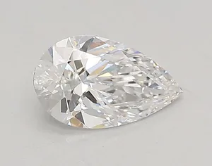 0.58ct PEAR D IF Lab diamond