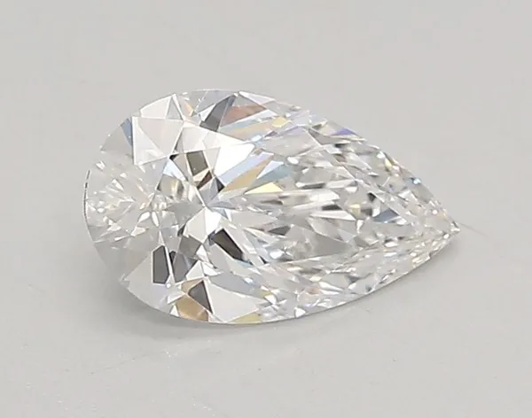 0.58ct PEAR D IF Lab diamond