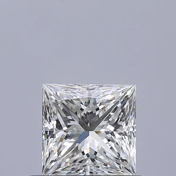 0.6ct PRINCESS G VVS1 Natural diamond