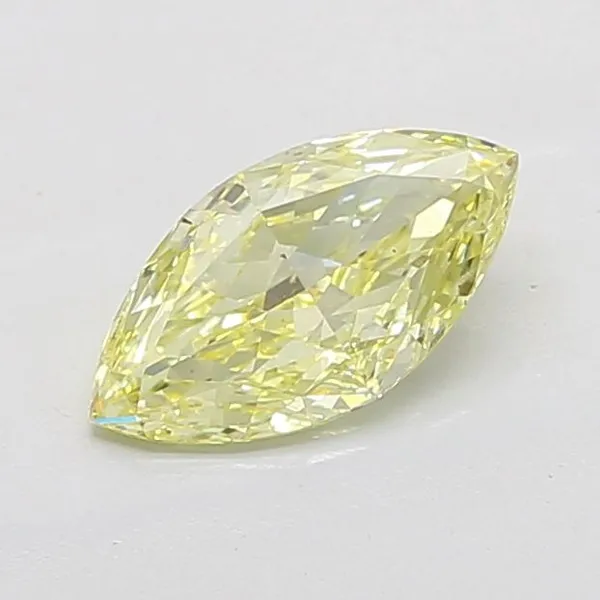 1.58ct MARQUISE Fancy Intense Yellow VS2 Coloured Lab diamond
