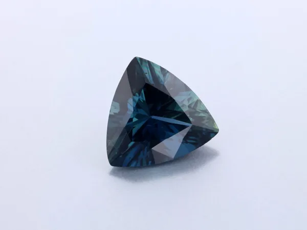 1.98ct Parti Sapphire, Trilliant cut gemstone