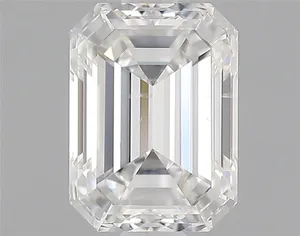 1.01ct EMERALD F SI2 Natural diamond