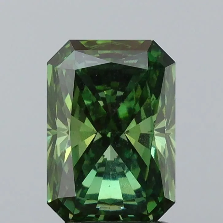 0.69ct ROUND Fancy Vivid Blue VS1 Coloured Lab diamond