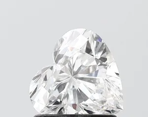 1.08ct HEART F VVS2 Lab diamond