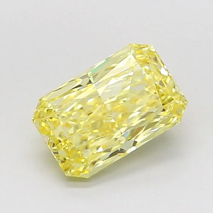 1.34ct RADIANT Fancy Intense Yellow VS1 Coloured Lab diamond