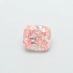 1.01ct CUSHION Fancy Intense Pink VS2 Coloured Lab diamond