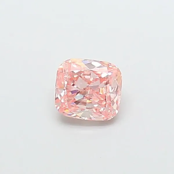 1.01ct CUSHION Fancy Intense Pink VS2 Coloured Lab diamond